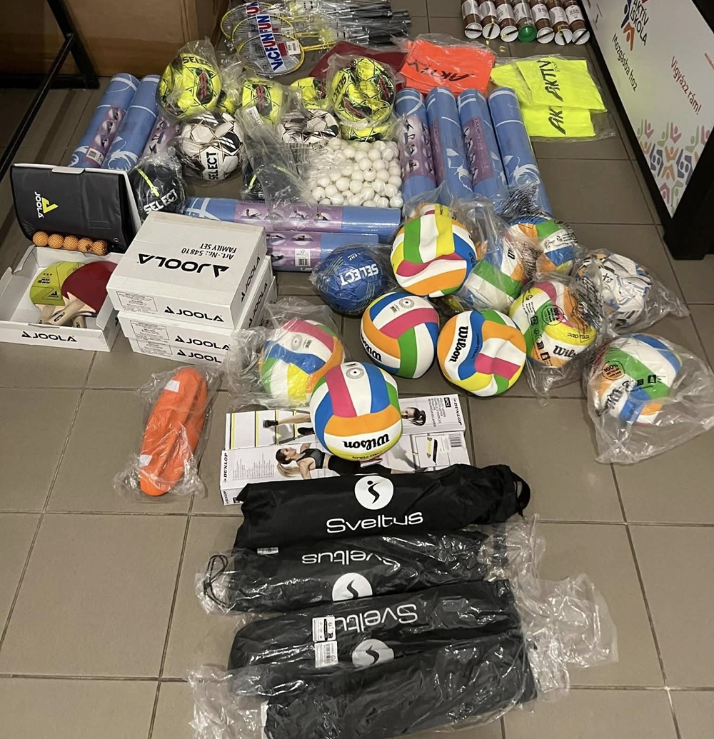 Sportszer-beszerzés az aktív iskola program keretében!